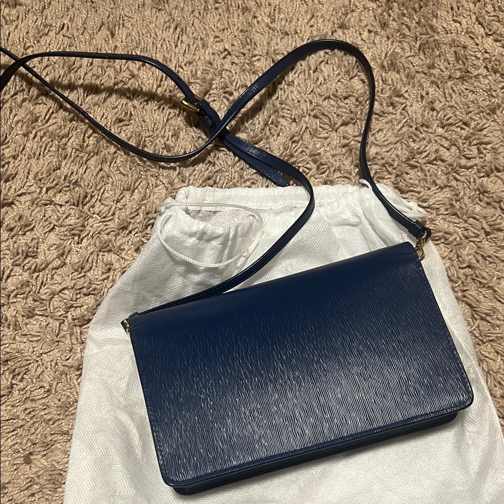 Prada Dark Blue Crossbody Bag - Picture 5 of 8